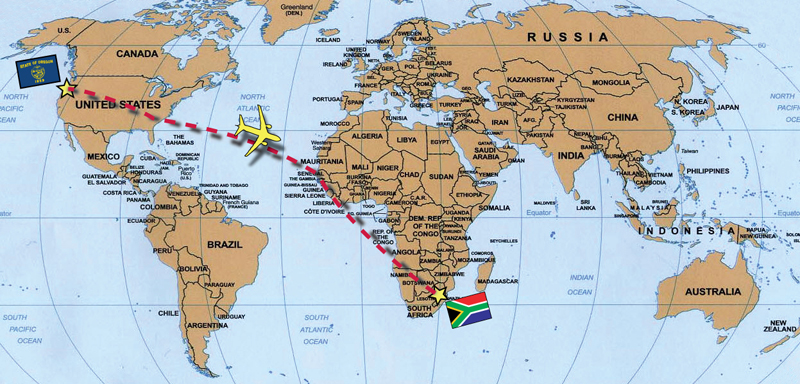 Africa Map Where Is South Africa Located On The World Map